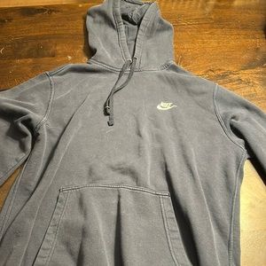 Navy blue men’s Nike hoodie